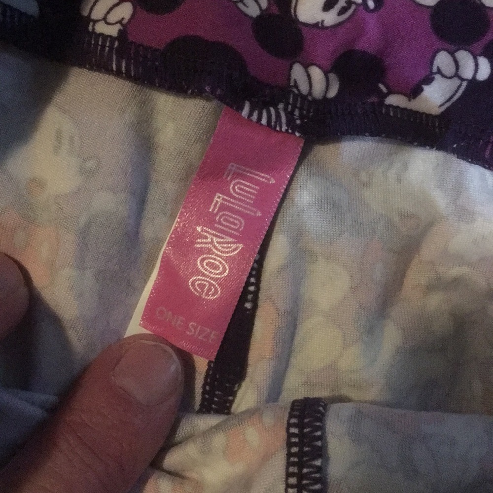 Lularoe One Size Mickey Mouse Leggings - Picture 2 of 5